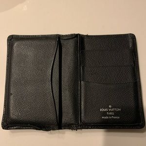 Louis Vuitton Wallet Slender Epi Noir Black